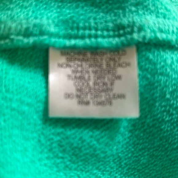 Vineyard Vines new without tags mint sweatshirt with blue and white gingham - Picture 6 of 6